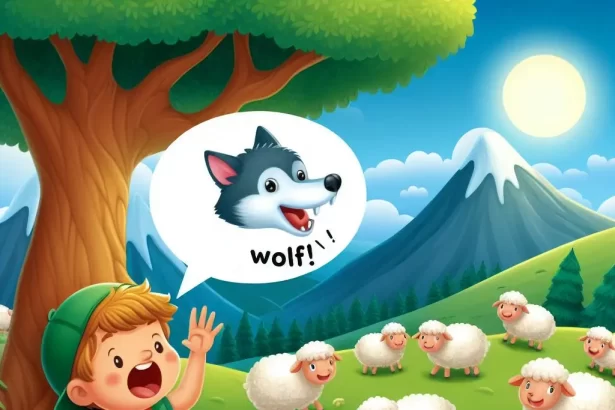 the boy who cried wolf bedtime story