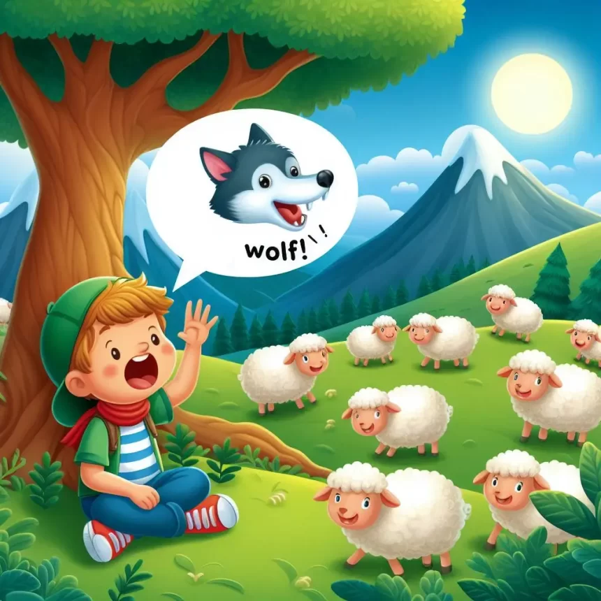 the boy who cried wolf bedtime story